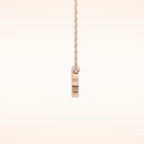 0.101 TCW Round Cut Moissanite Libra Zodiac Sign Necklace
