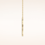 0.273 TCW Round Cut Moissanite Pisces Zodiac Sign Necklace