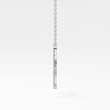 0.273 TCW Round Lab Grown Diamond Pisces Zodiac Sign Necklace