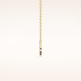 0.042 TCW Round Cut Moissanite Sagittarius Zodiac Sign Necklace