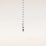 0.042 TCW Round Cut Moissanite Sagittarius Zodiac Sign Necklace