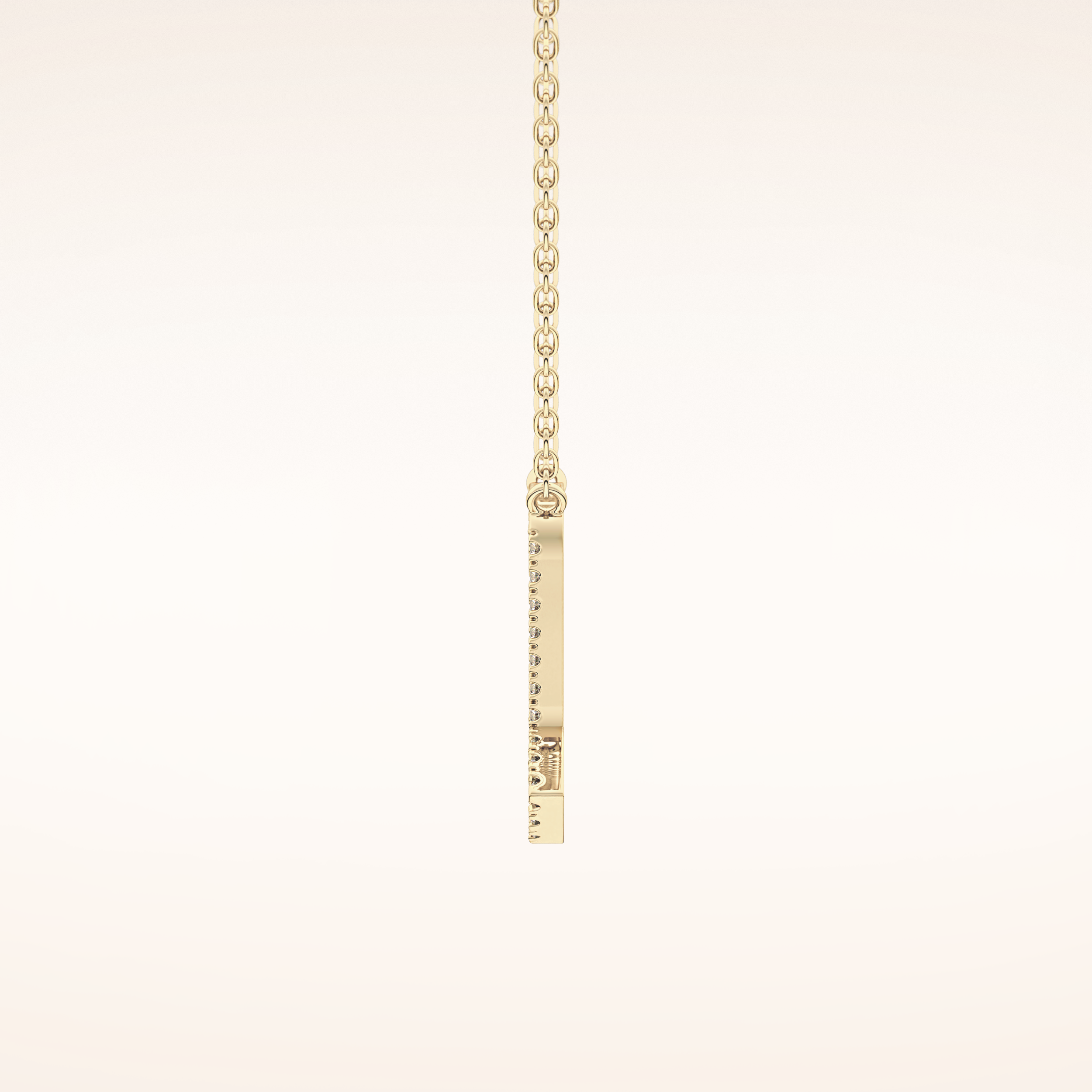 0.093 TCW Round Cut Moissanite Scorpio Zodiac Sign Necklace