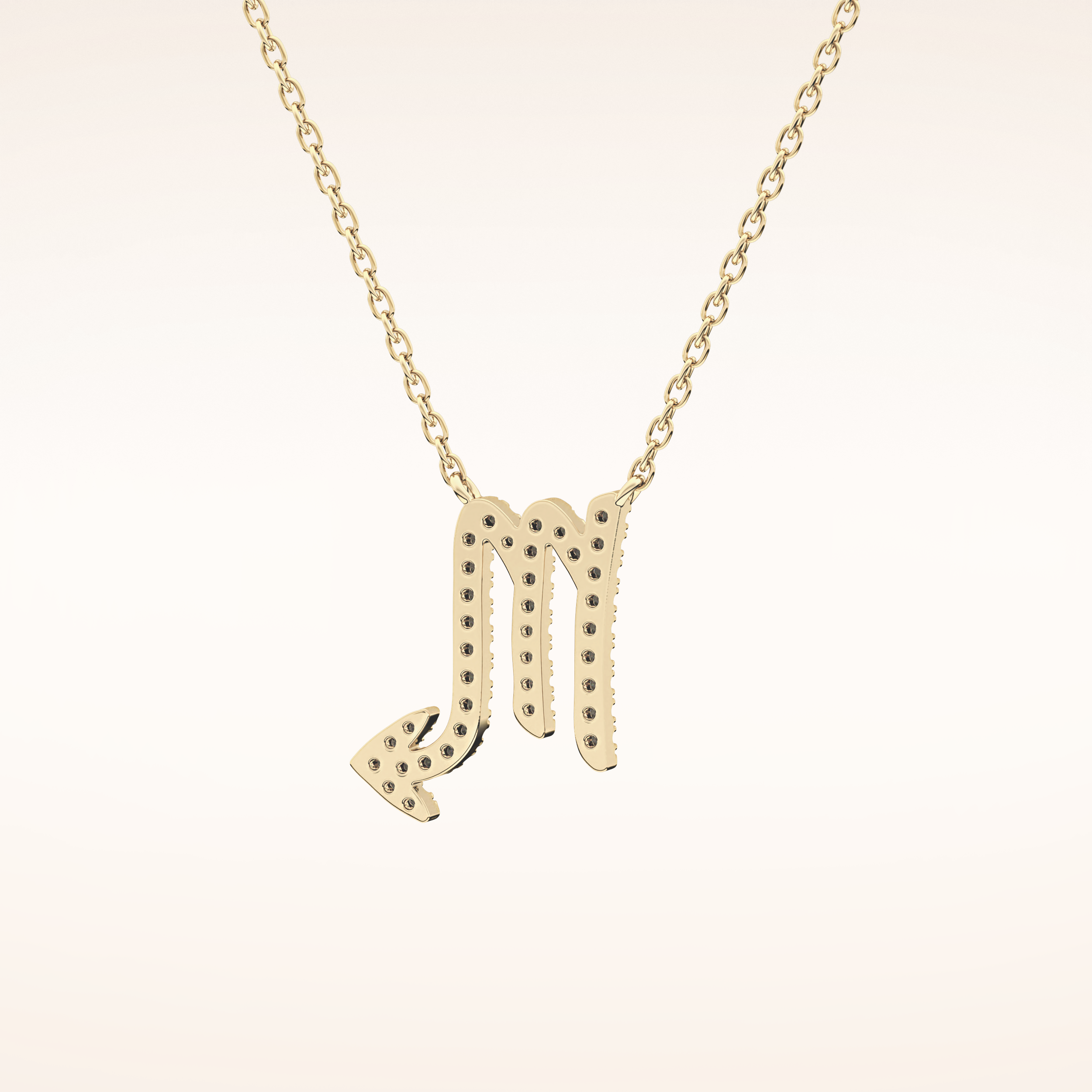 0.093 TCW Round Cut Moissanite Scorpio Zodiac Sign Necklace