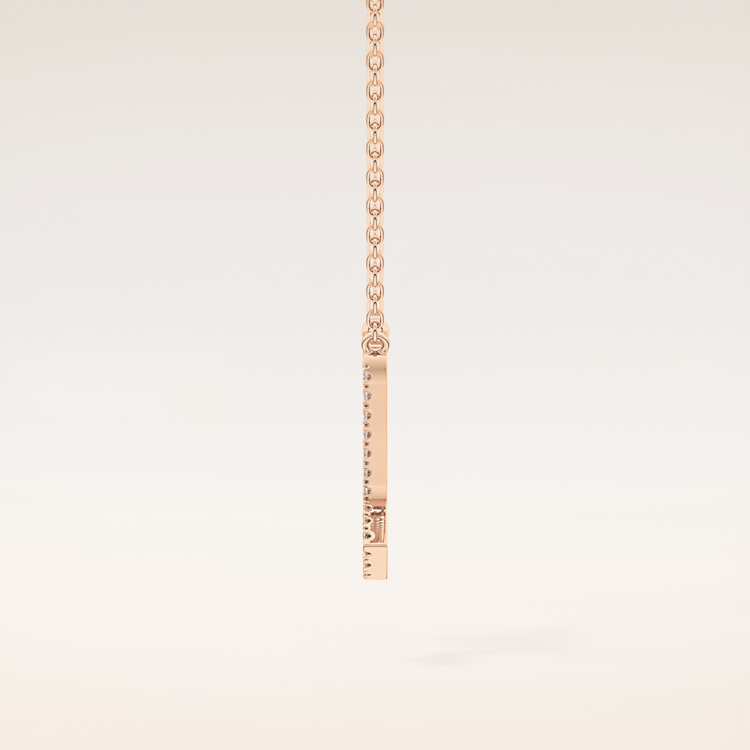 0.093 TCW Round Cut Moissanite Scorpio Zodiac Sign Necklace