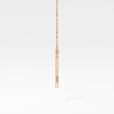0.093 TCW Round Lab Grown Diamond Scorpio Zodiac Sign Necklace