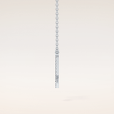 0.093 TCW Round Cut Moissanite Scorpio Zodiac Sign Necklace