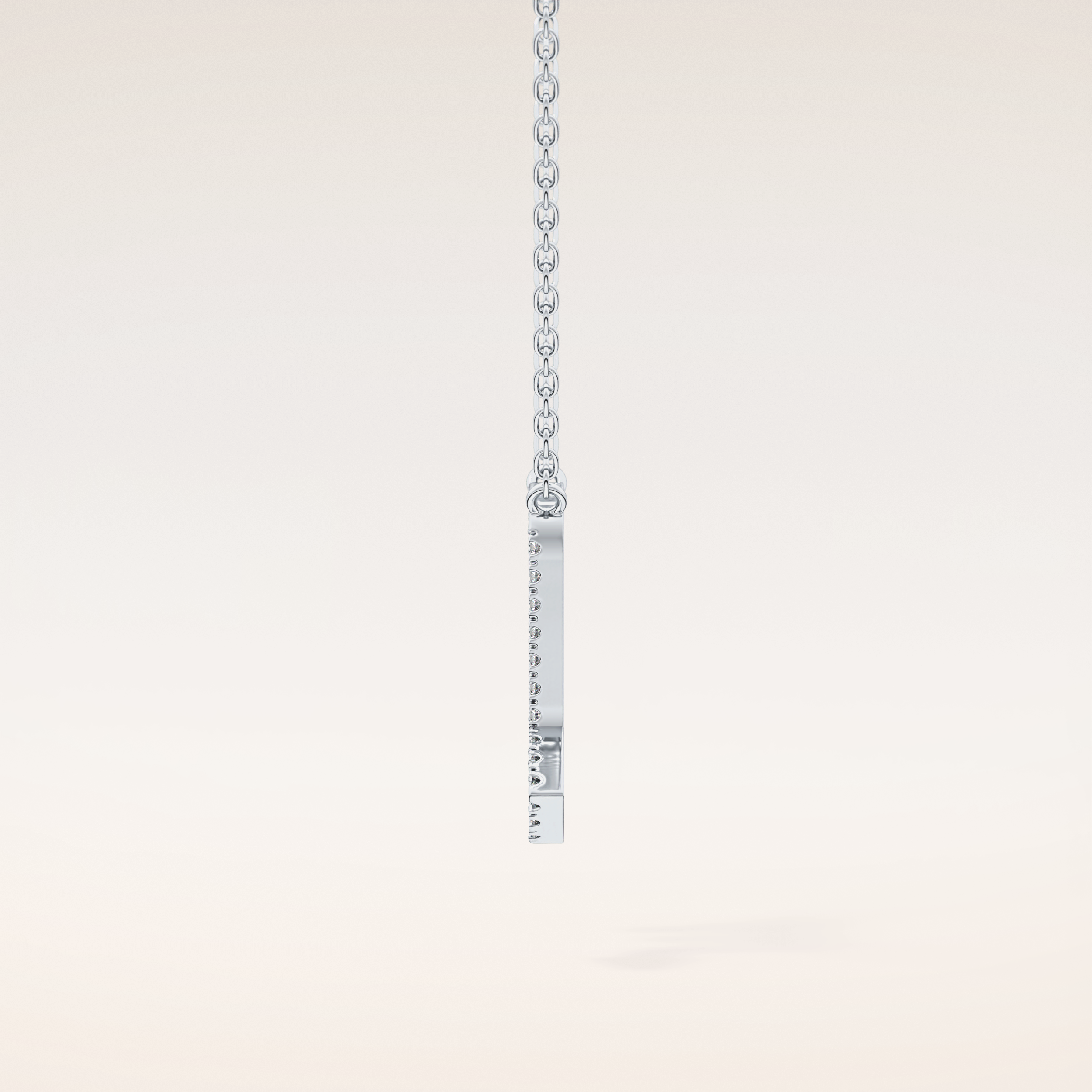 0.093 TCW Round Cut Moissanite Scorpio Zodiac Sign Necklace