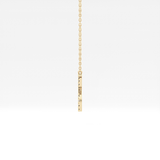 0.12 TCW Round Lab Grown Diamond Taurus Zodiac Sign Necklace