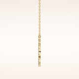 0.204 TCW Round Cut Moissanite Virgo Zodiac Sign Necklace