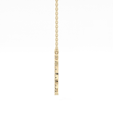 0.204 TCW Round Lab Grown Diamond Virgo Zodiac Sign Necklace
