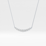 0.413 TCW Round Lab Grown Diamond Multiple Stone Necklace