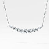 0.413 TCW Round Lab Grown Diamond Multiple Stone Necklace