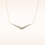 0.272 TCW Round Cut Moissanite Multiple Stone Necklace