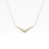 0.272 TCW Round Lab Grown Diamond Multiple Stone Necklace