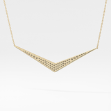 0.272 TCW Round Lab Grown Diamond Multiple Stone Necklace