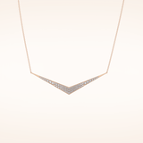 0.272 TCW Round Cut Moissanite Multiple Stone Necklace