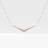 0.272 TCW Round Lab Grown Diamond Multiple Stone Necklace