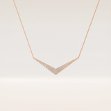 0.272 TCW Round Cut Moissanite Multiple Stone Necklace
