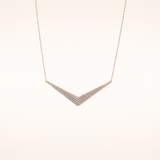 0.272 TCW Round Cut Moissanite Multiple Stone Necklace