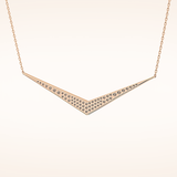 0.272 TCW Round Cut Moissanite Multiple Stone Necklace