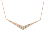 0.272 TCW Round Lab Grown Diamond Multiple Stone Necklace