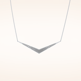 0.272 TCW Round Cut Moissanite Multiple Stone Necklace