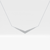 0.272 TCW Round Lab Grown Diamond Multiple Stone Necklace