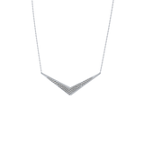 0.272 TCW Round Lab Grown Diamond Multiple Stone Necklace