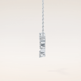 0.116 TCW Round Cut Moissanite Cancer Zodiac Constellation Necklace