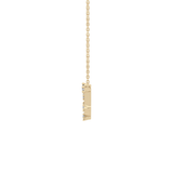 0.13 TCW Round Lab Grown Diamond Capricorn Zodiac Constellation Necklace