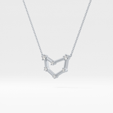 0.13 TCW Round Lab Grown Diamond Capricorn Zodiac Constellation Necklace
