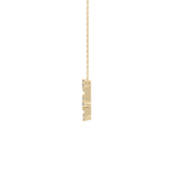 0.18 TCW Round Lab Grown Diamond Gemini Zodiac Constellation Necklace