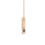 0.18 TCW Round Lab Grown Diamond Gemini Zodiac Constellation Necklace