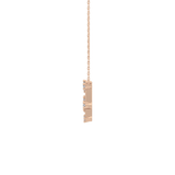 0.18 TCW Round Lab Grown Diamond Gemini Zodiac Constellation Necklace