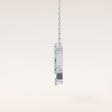 0.18 TCW Round Cut Moissanite Gemini Zodiac Constellation Necklace