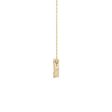 0.15 TCW Round Lab Grown Diamond Leo Zodiac Constellation Necklace