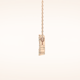 0.15 TCW Round Cut Moissanite Leo Zodiac Constellation Necklace