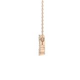 0.15 TCW Round Lab Grown Diamond Leo Zodiac Constellation Necklace