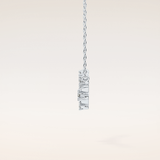 0.078 TCW Round Cut Moissanite Libra Zodiac Constellation Necklace