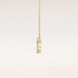 0.103 TCW Round Cut Moissanite Pisces Zodiac Constellation Necklace