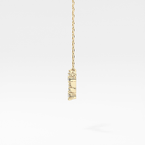 0.103 TCW Round Lab Grown Diamond Pisces Zodiac Constellation Necklace