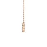 0.103 TCW Round Lab Grown Diamond Pisces Zodiac Constellation Necklace