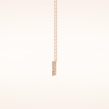 0.103 TCW Round Cut Moissanite Pisces Zodiac Constellation Necklace