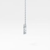 0.103 TCW Round Lab Grown Diamond Pisces Zodiac Constellation Necklace