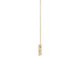 0.111 TCW Round Lab Grown Diamond Sagittarius Zodiac Constellation Necklace