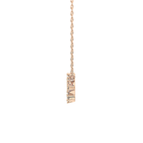 0.111 TCW Round Lab Grown Diamond Sagittarius Zodiac Constellation Necklace