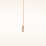 0.111 TCW Round Cut Moissanite Sagittarius Zodiac Constellation Necklace