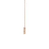 0.111 TCW Round Lab Grown Diamond Sagittarius Zodiac Constellation Necklace