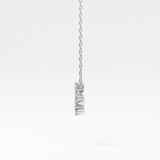 0.111 TCW Round Lab Grown Diamond Sagittarius Zodiac Constellation Necklace