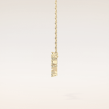 0.085 TCW Round Cut Moissanite Scorpio Zodiac Constellation Necklace